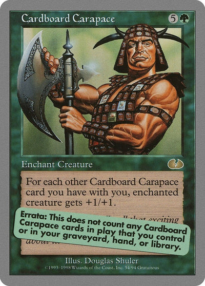 Cardboard Carapace (54) (UGL)