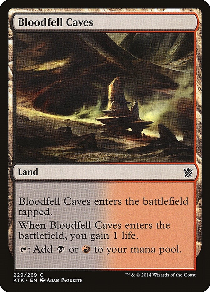 Bloodfell Caves (229) (Khans of Tarkir)