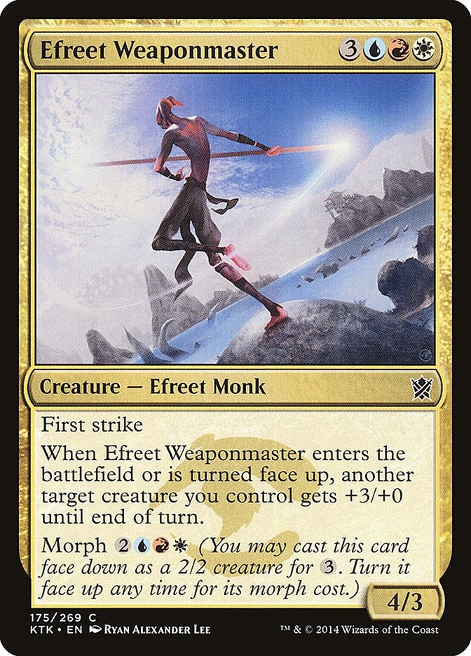 Efreet Weaponmaster (175) (Khans of Tarkir)
