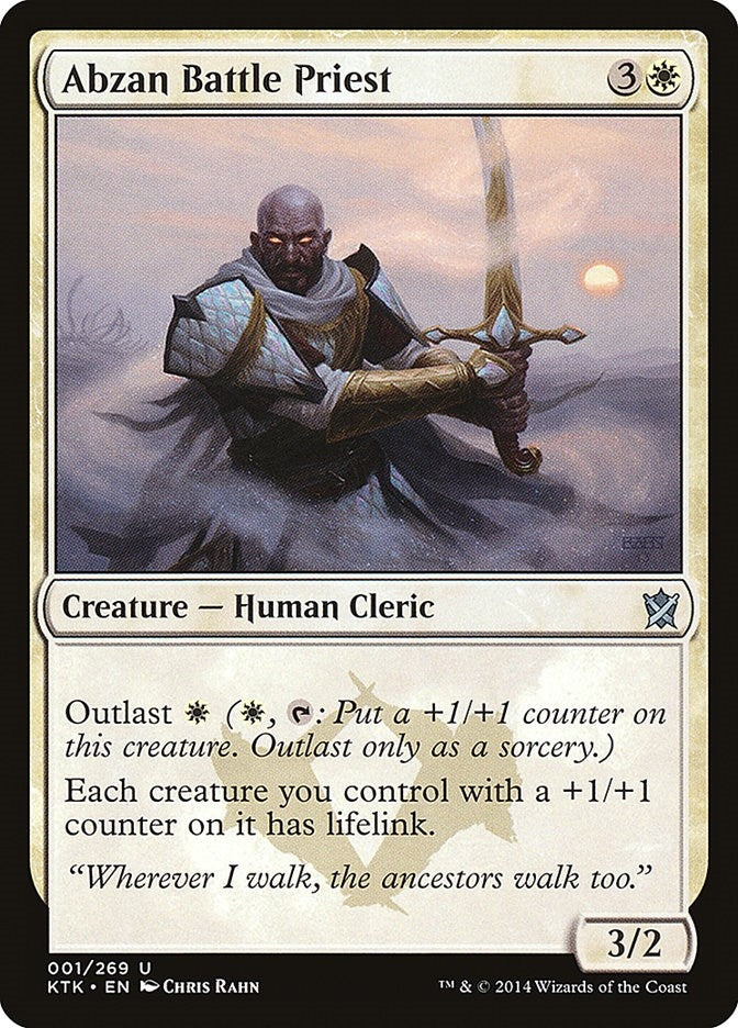 Abzan Battle Priest (1) (Khans of Tarkir)