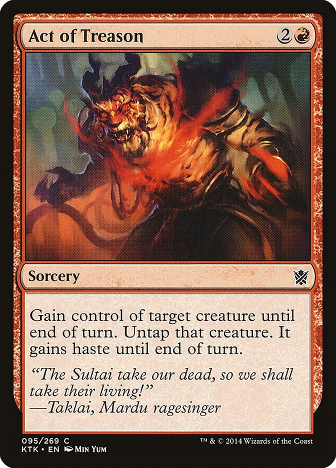 Act of Treason (95) (Khans of Tarkir)