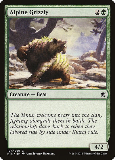 Alpine Grizzly (127) (Khans of Tarkir)