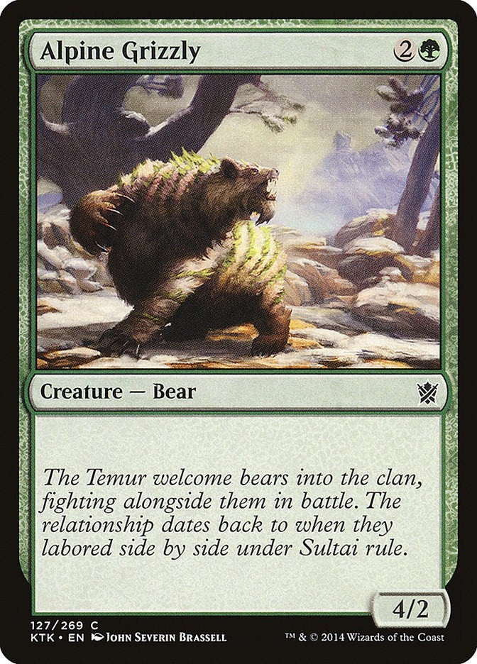 Alpine Grizzly (127) (Khans of Tarkir)