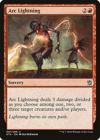 Arc Lightning (97) (Khans of Tarkir)