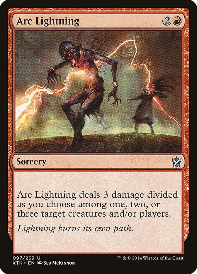 Arc Lightning (97) (Khans of Tarkir)