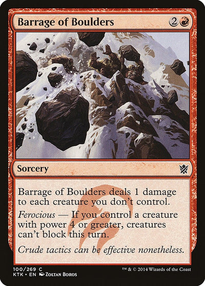 Barrage of Boulders (100) (Khans of Tarkir)