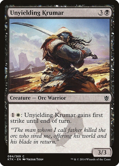 Unyielding Krumar (94) (Khans of Tarkir)