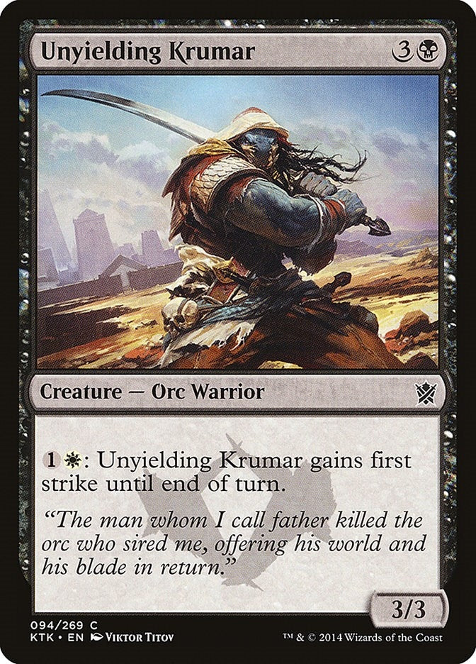 Unyielding Krumar (94) (Khans of Tarkir)