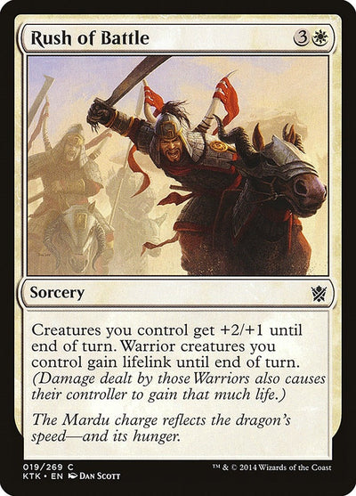 Rush of Battle (19) (Khans of Tarkir)