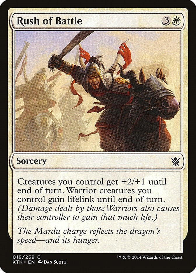 Rush of Battle (19) (Khans of Tarkir)
