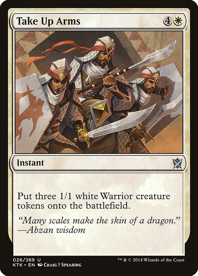 Take Up Arms (26) (Khans of Tarkir)