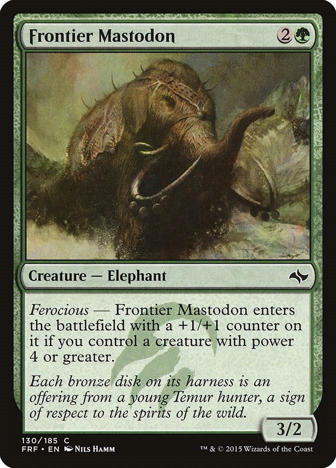 Frontier Mastodon (130) (Fate Reforged)