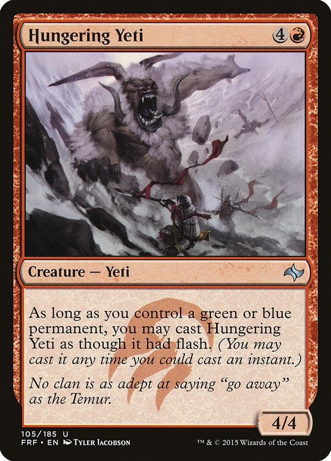 Hungering Yeti (105) (Fate Reforged)
