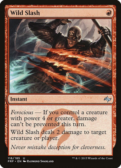 Wild Slash (118) (Fate Reforged)