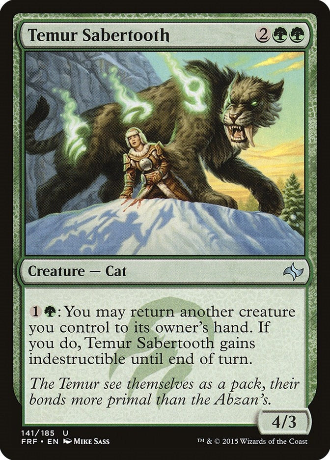 Temur Sabertooth (141) (Fate Reforged)