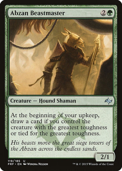Abzan Beastmaster (119) (Fate Reforged)