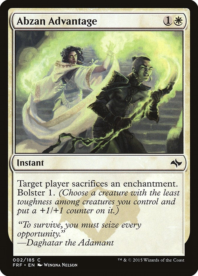 Abzan Advantage (2) (Fate Reforged)