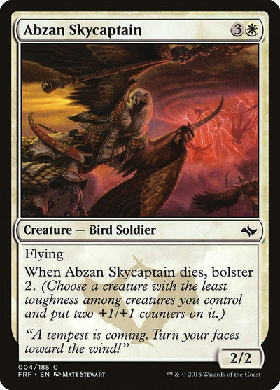 Abzan Skycaptain (4) (Fate Reforged)