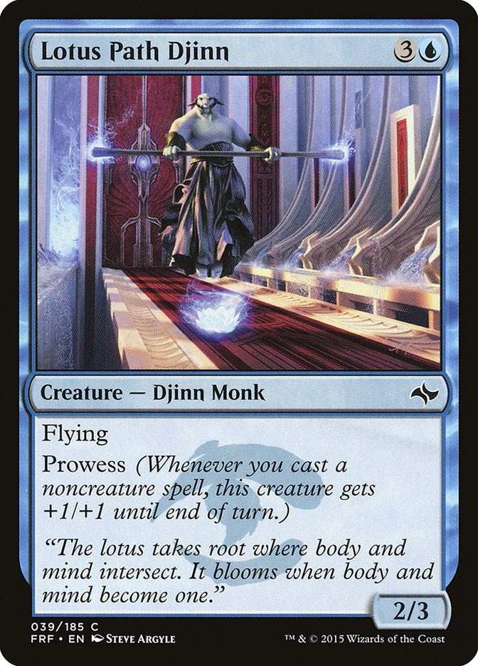 Lotus Path Djinn (39) (Fate Reforged)