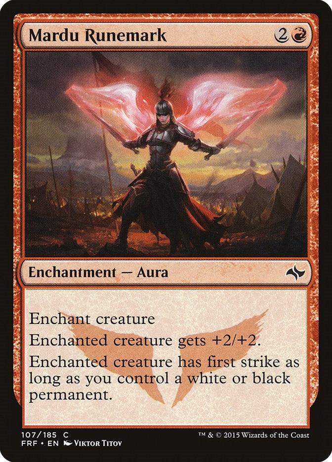 Mardu Runemark (107) (Fate Reforged)