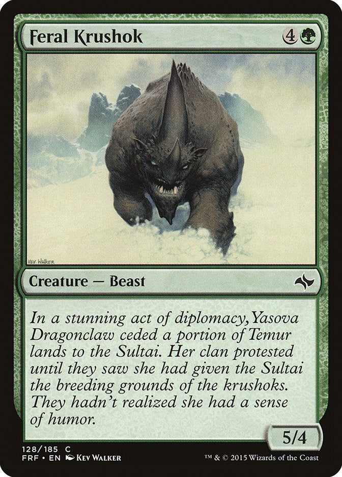 Feral Krushok (128) (Fate Reforged)