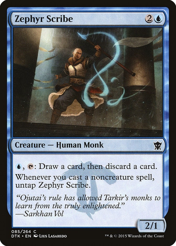 Zephyr Scribe (85) (Dragons of Tarkir)