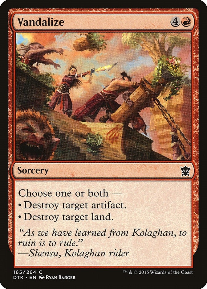 Vandalize (165) (Dragons of Tarkir)