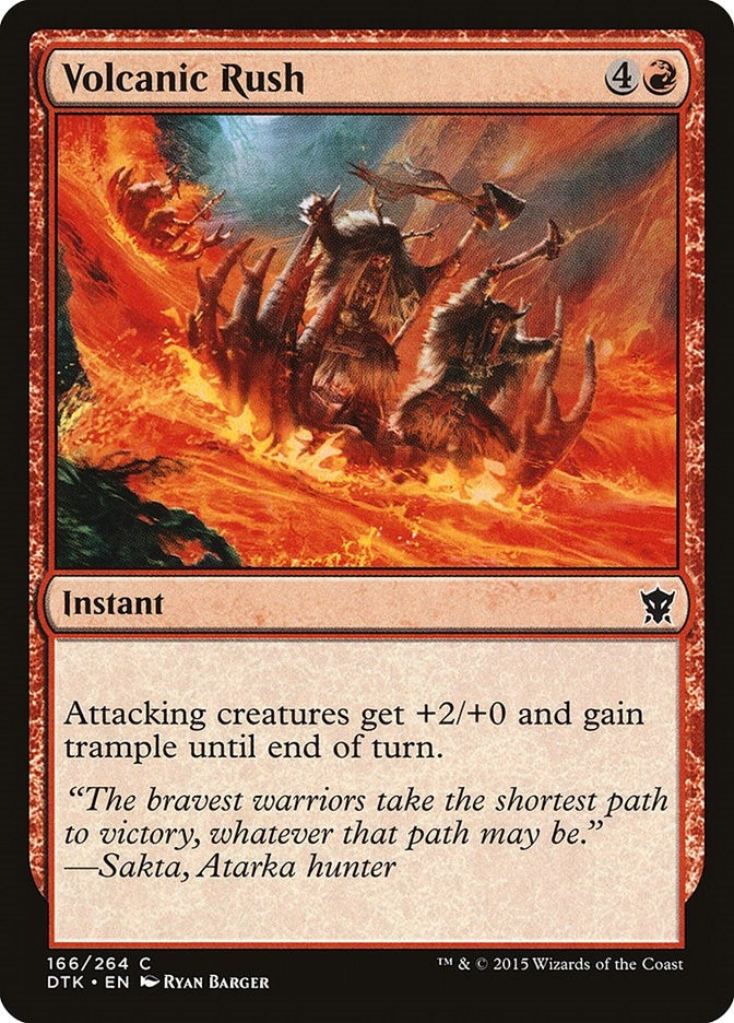 Volcanic Rush (166) (Dragons of Tarkir)